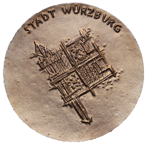 Würzburger Kulturmedaillie Vorderseite